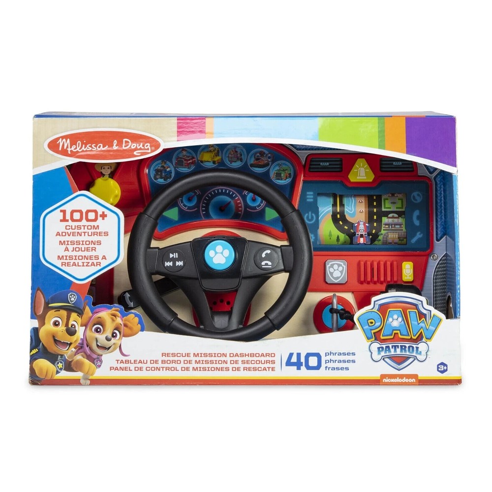 Melissa & Doug PAW Patrol Rescue Mission Wooden Dashboard & PAW Patrol...